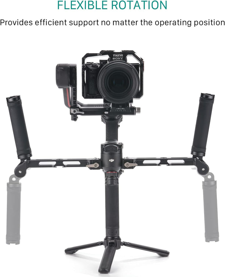 Tilta Dual Handle Bracket Dual-Griff-Halterung, kompatibel mit DJI RS 2/RS 3 Pro/RSC 2/RS 3 Gimbal,