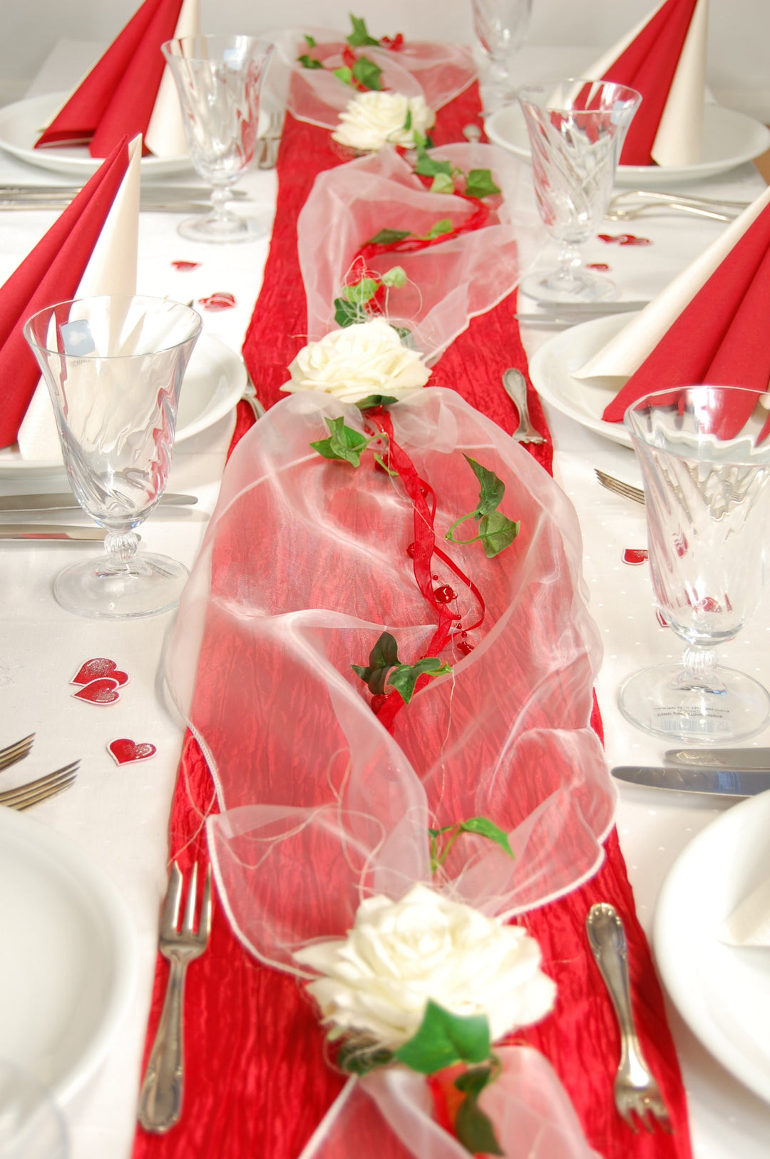 Fibula [Style] ® Komplettset"Sweet Love" Grösse M Tischdekoration für Hochzeit/Valentin/Muttertag in