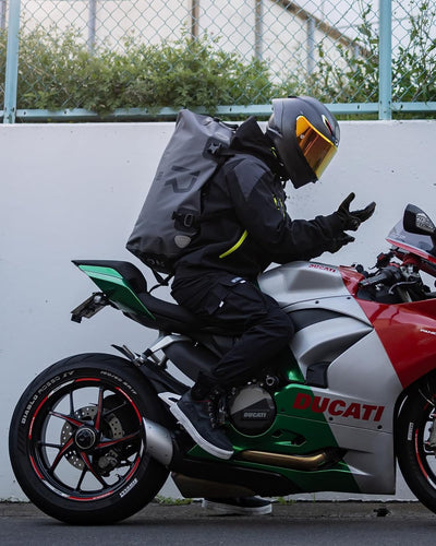 IRON JIA'S Motorradtasche Gepäckrolle wasserdichte Motorrad Hecktasche Satteltasche Reisetasche mit