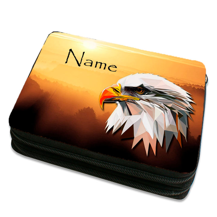 Doppeldecker Federmäppchen personalisiert, Adler, Adler