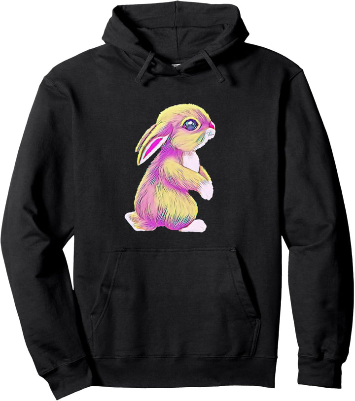 Häschen Hase Motiv Haustiere Nagetiere Kaninchen Hasen Pullover Hoodie