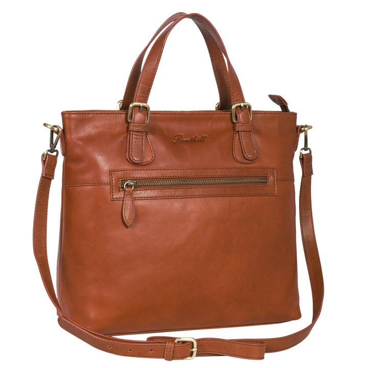 Benthill Echt Leder Handtasche Damen | Henkeltasche aus hochwertigem Rindsleder | Vintage Frauen Sch