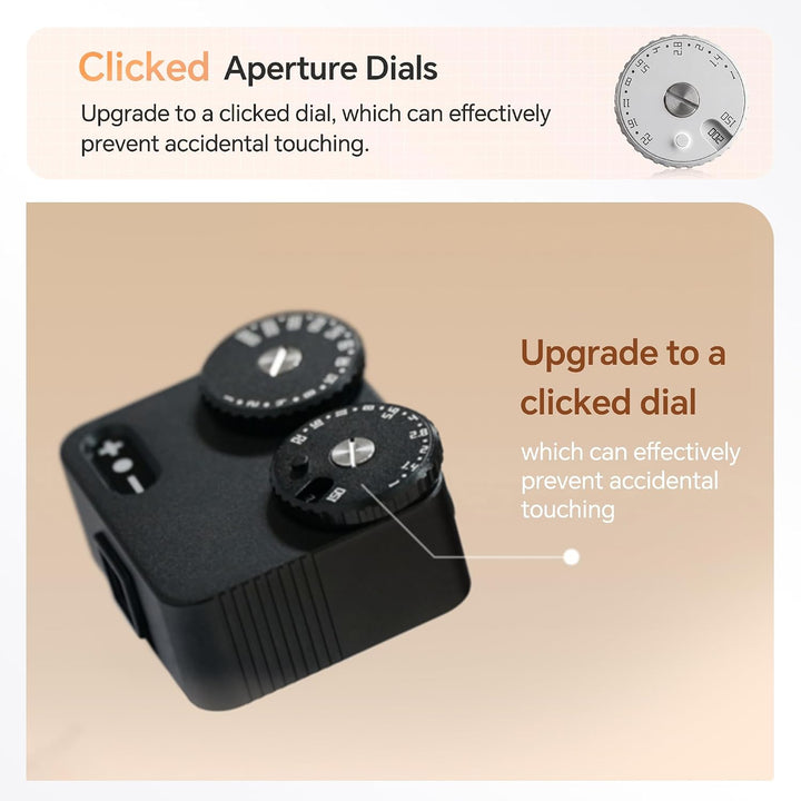 TTArtisan Upgrade Light Meter II Generation Zwei Scheiben Belichtungsmesser für die Fotografie mit C