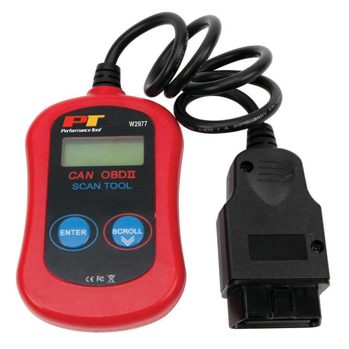 Performance Tool W2977 Automotive-Engine-Code-scanners CAN OBDII Diagnostic Scan Tool, CAN OBDII Dia