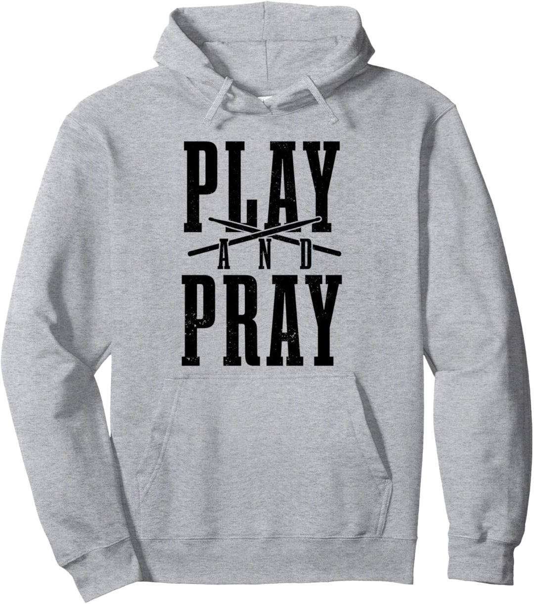 Christian Schlagzeuger Spielen & Beten Trommeln Trommeln Pullover Hoodie