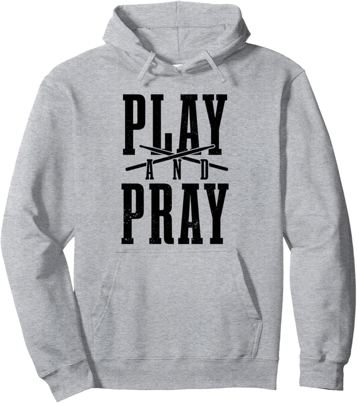 Christian Schlagzeuger Spielen & Beten Trommeln Trommeln Pullover Hoodie
