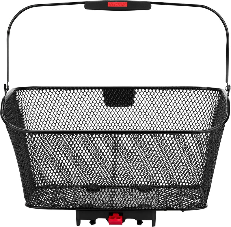 KLICKfix City Hinterradkorb für Racktime Schwarz, Schwarz