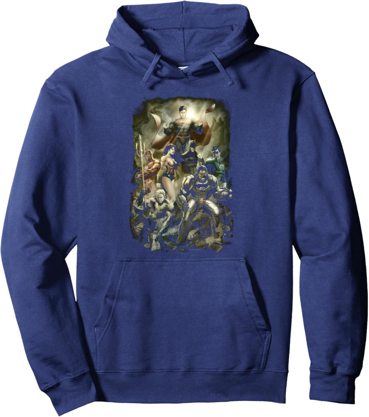 Justice League Aftermath Pullover Hoodie