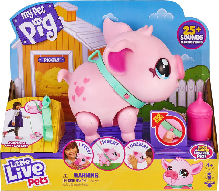 Little Live Pets - My Pet Pig, Soft and Jiggly Interactive Toy Pig That Walks, Dances and Nuzzles. 2