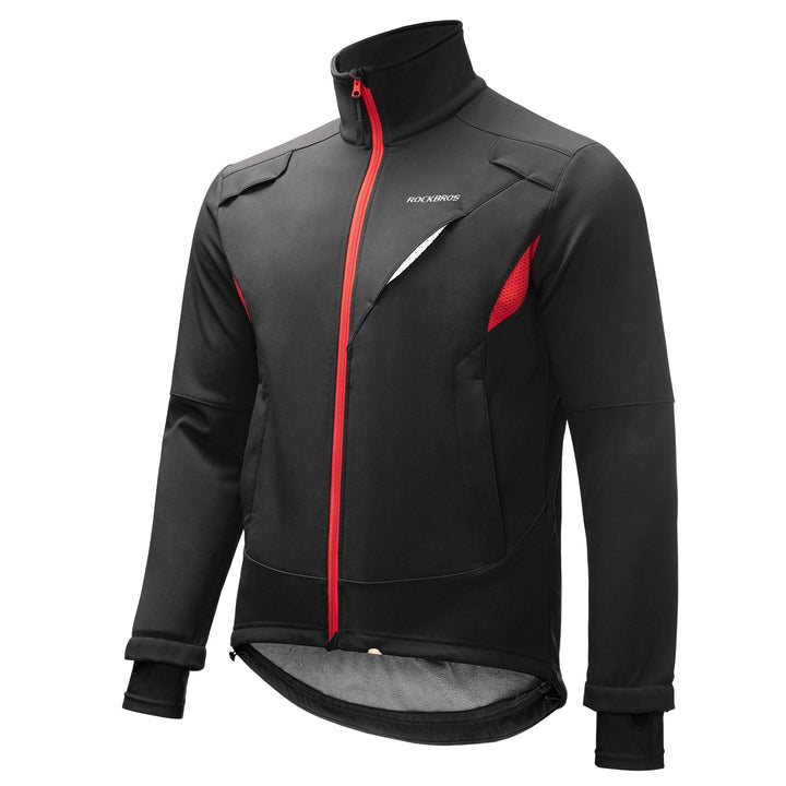 ROCKBROS Winter Jacke/Hose Fahrradbekleidung Herren Fahrrad Radjacke Lange Windjacke Radhose Freizei