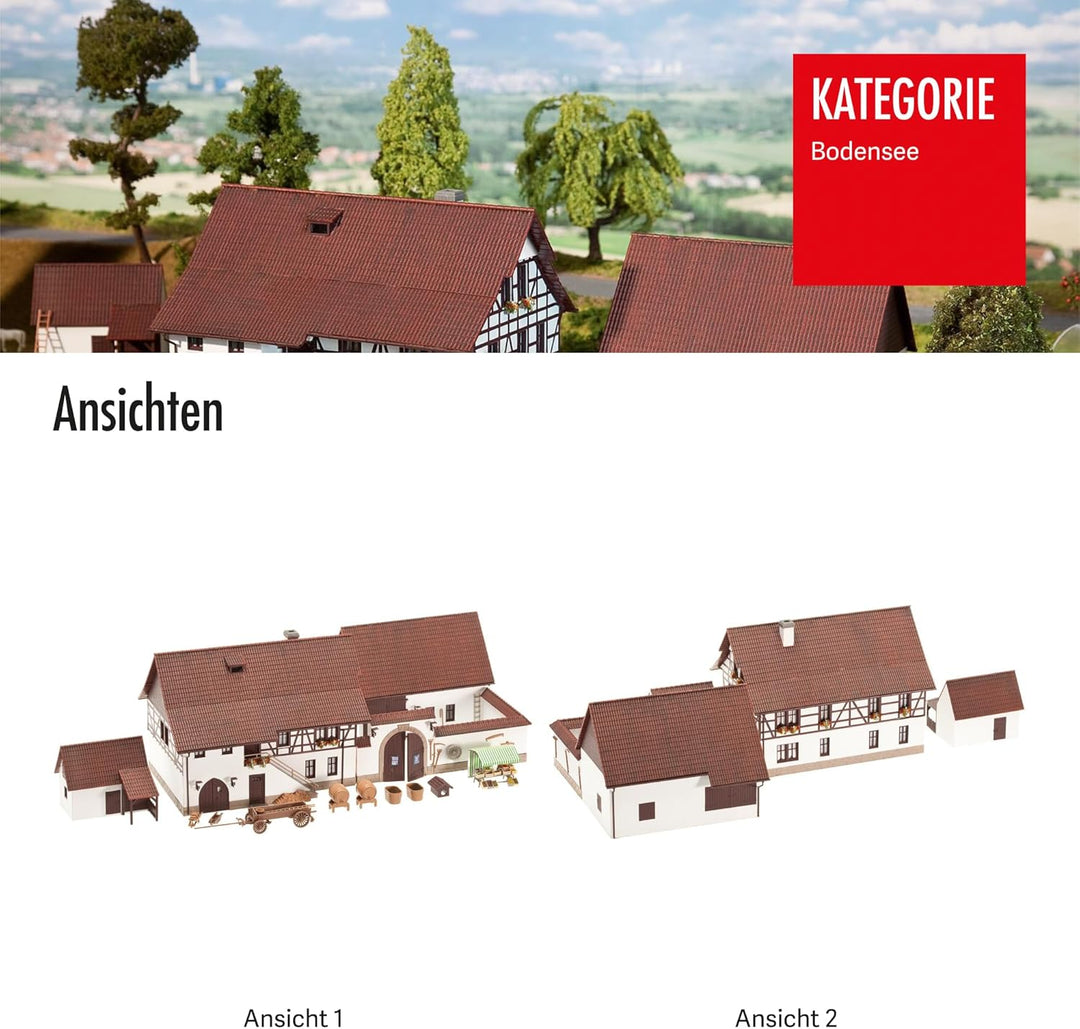 Faller 130372 H0 Hofgut, 27.5 x 5.4 x 39 cm