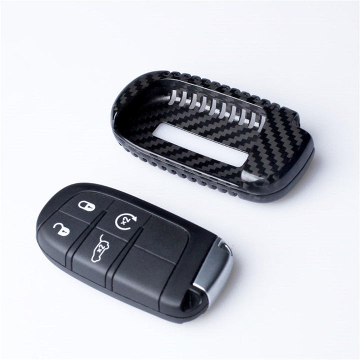 M.JVisun Echte Kohlefaser Abdeckung Fall Für Jeep Grand Cherokee SRT Cherokee Renegade Compass Auto