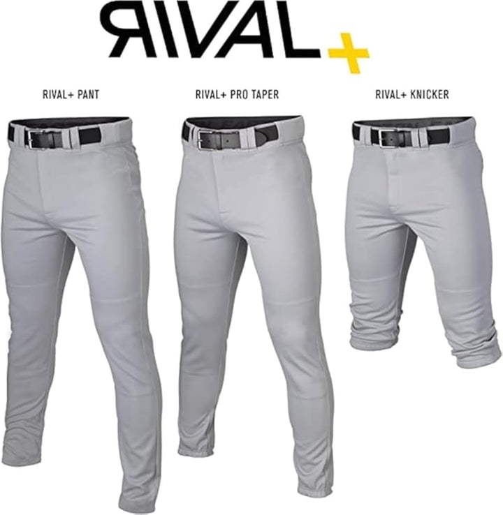 Easton Herren Rival+ Baseball-Hose XL Weiss, Einfarbig, XL Weiss, Einfarbig
