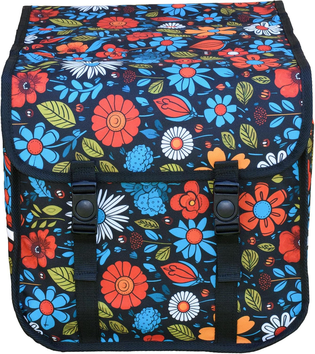 Classic CE Fahrradtasche für Gepäckträger - Doppeltasche 26L (2x13L), Wasserabweisend, mit Reflektor