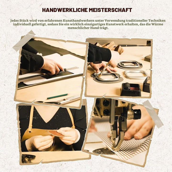 Urecity Vintage Reisekoffer Set 4 Teilig Leicht Retro Lederkoffer Hartschale Trolley Handgepäck Sets
