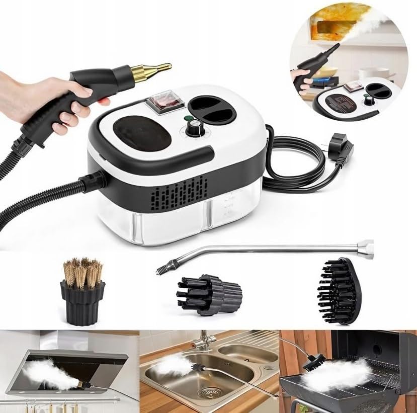 ProSteam X1 Dampfreiniger 2500W, 1,2 l Wassertank, 6 Dampfstufen, Handdampfreiniger für Boden, Fenst
