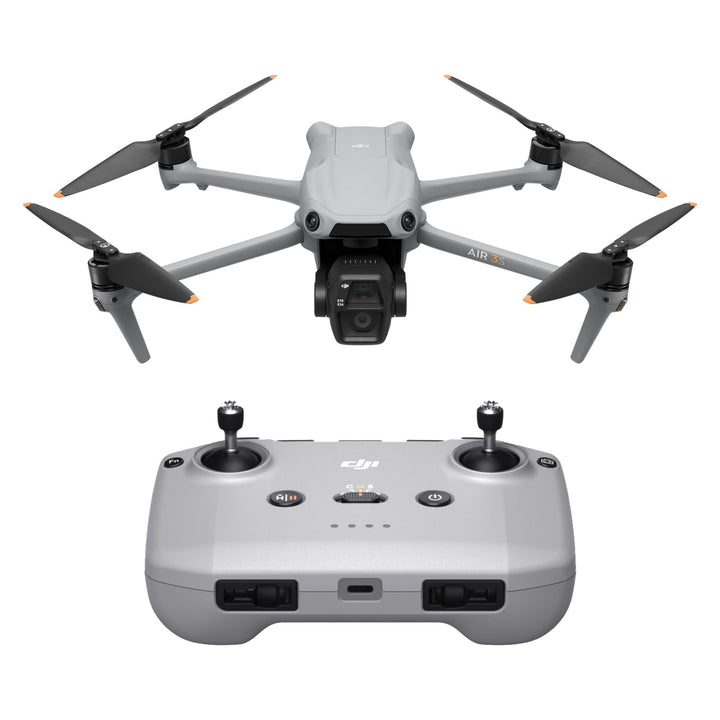 DJI Air 3S (RC-N3), Drohne mit 4K-Kamera, Dual-Kameradrohne mit 1" CMOS Weitwinkelkamera, 4K/60fps H