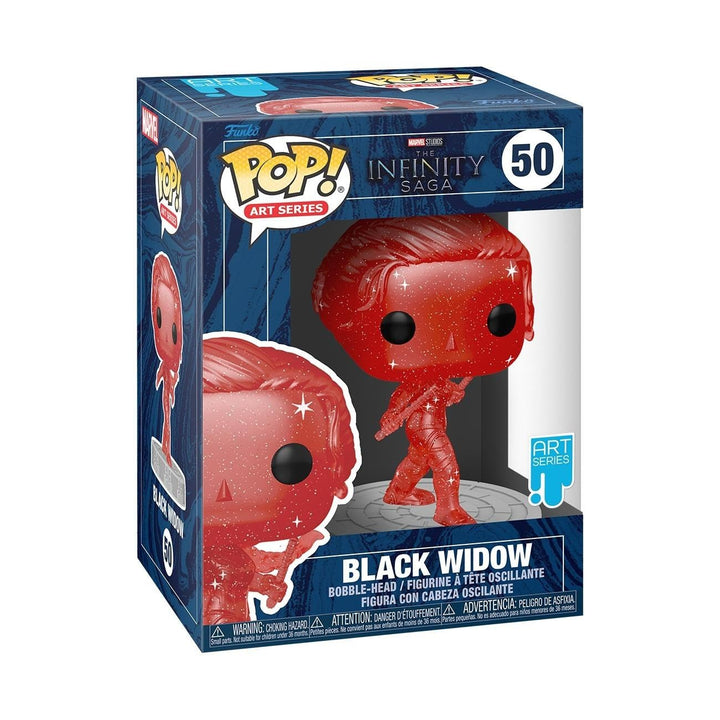 Funko Pop! Artist Series: Marvel Infinity Saga - Black Widow - Rot - Vinyl-Sammelfigur Inklusive Pre