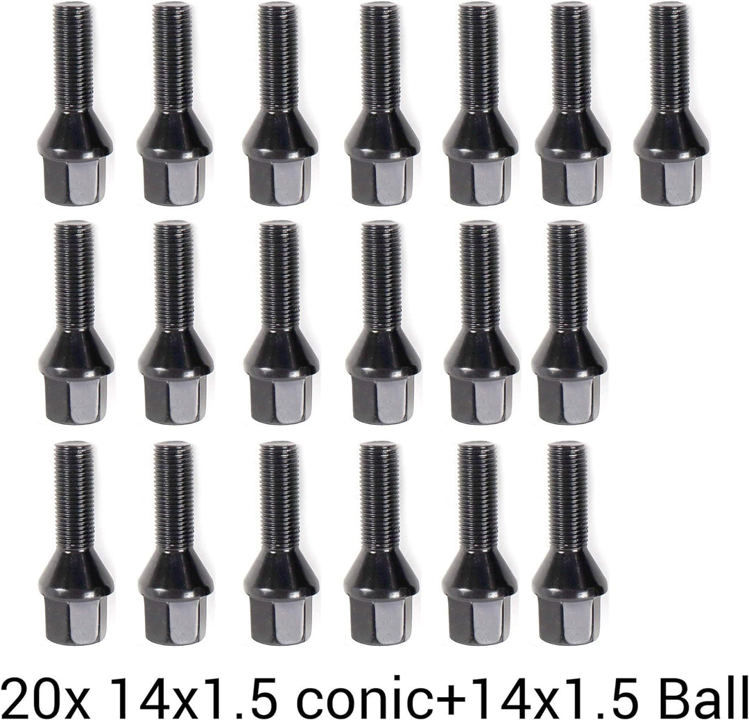 OMP SPEED SET Abstandhalter OMP 20MM 5X112 57.1 M14X1.5 CONIC+14X1.5 BALL 5x112 57.1 20mm, 5x112 57.