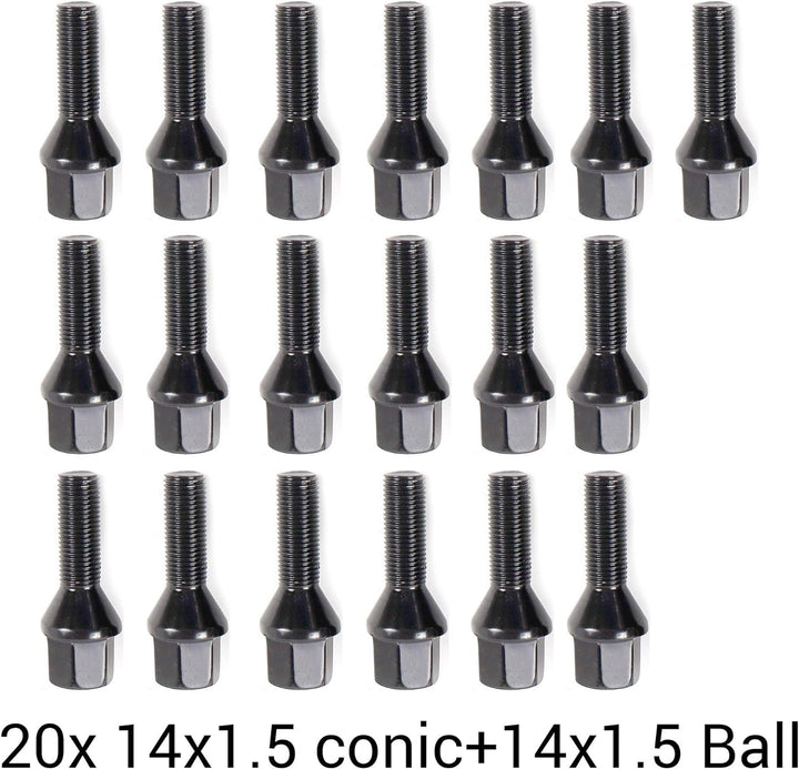 OMP SPEED SET Abstandhalter OMP 20MM 5X112 57.1 M14X1.5 CONIC+14X1.5 BALL 5x112 57.1 20mm, 5x112 57.