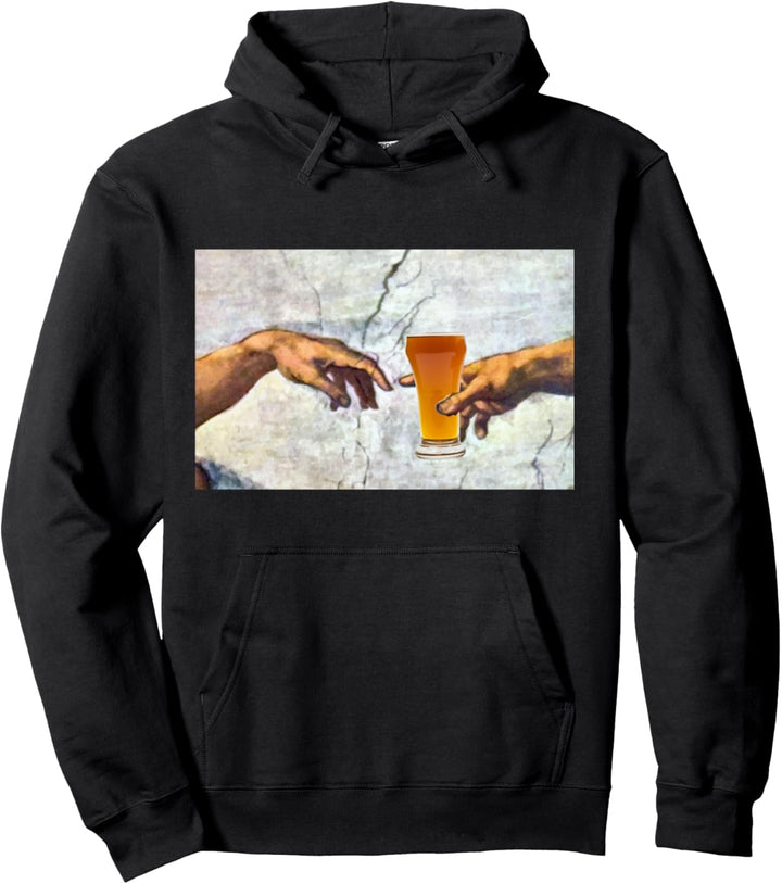 The creation of Adam Beer Pullover Hoodie