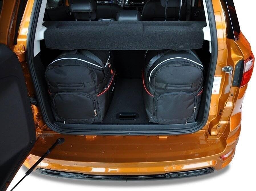 KJUST Dedizierte Kofferraumtaschen 3 STK kompatibel mit Ford ECOSPORT II 2017+