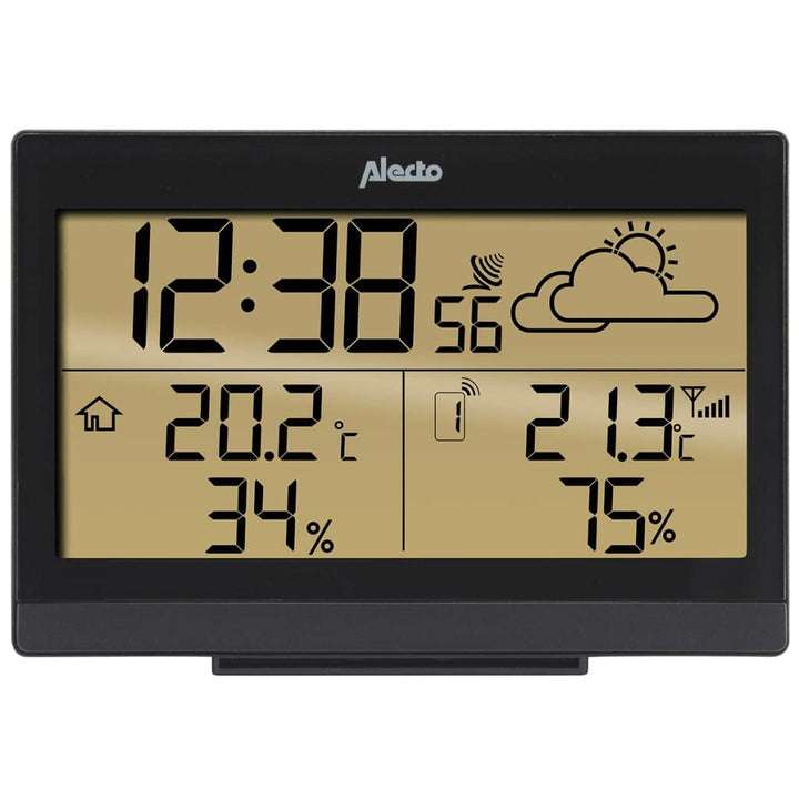 Alecto WS-2300 Funk Wetterstation - Kabelloser Sensor - Innen und Aussentemperatur - Hygrometer - We