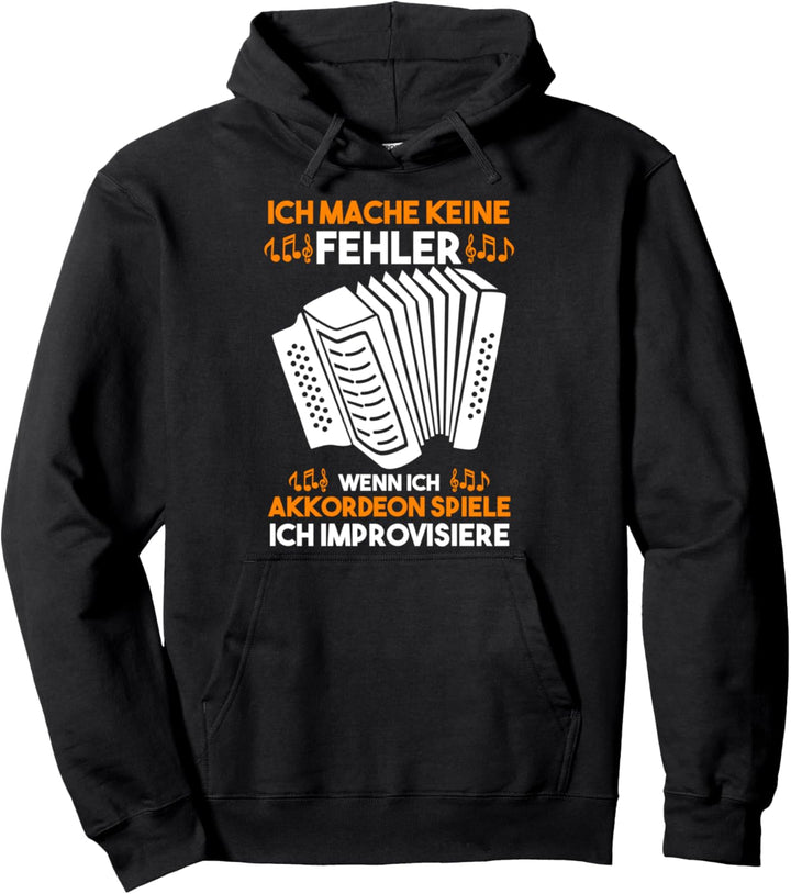 Akkordeon Handklavier Akkordeonspieler Pullover Hoodie