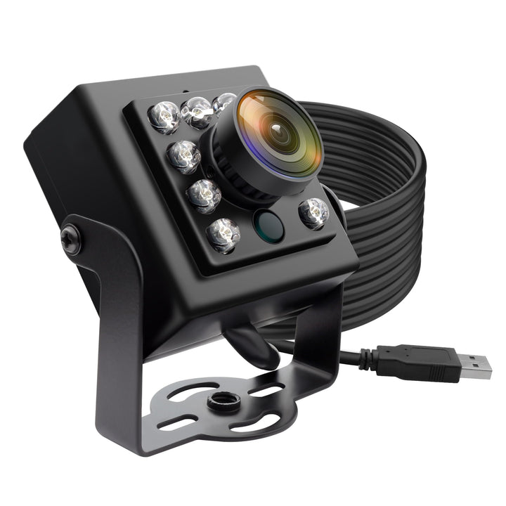 170 Grad Weitwinkel Fischaugen USB Kamera, 1080P 30fps/60fps/100fps Hochgeschwindigkeits Mini Webcam