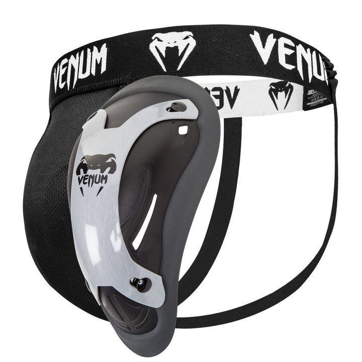 Venum Challenger Adult Groin Guard - Silver Series M Schwarz, M Schwarz