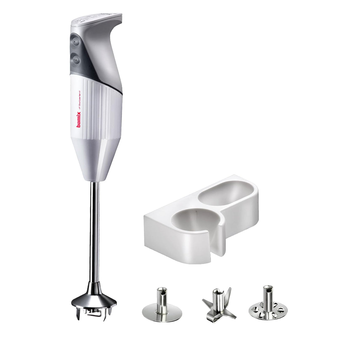 bamix Stabmixer Set G200 GASTRO PRO-2 inkl. Multifunktionsmesser, Quirl-Aufsatz und Schlagscheiben-A