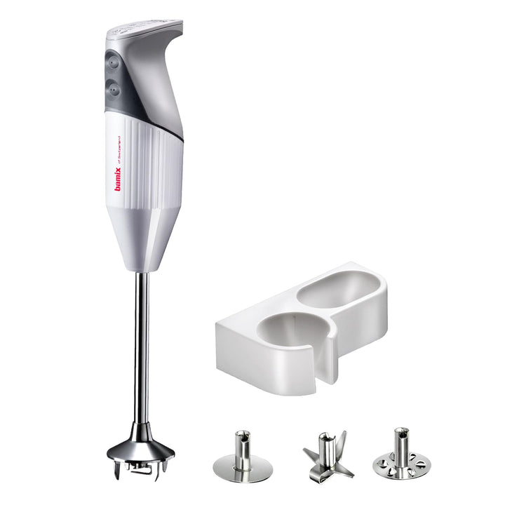 bamix Stabmixer Set G200 GASTRO PRO-2 inkl. Multifunktionsmesser, Quirl-Aufsatz und Schlagscheiben-A