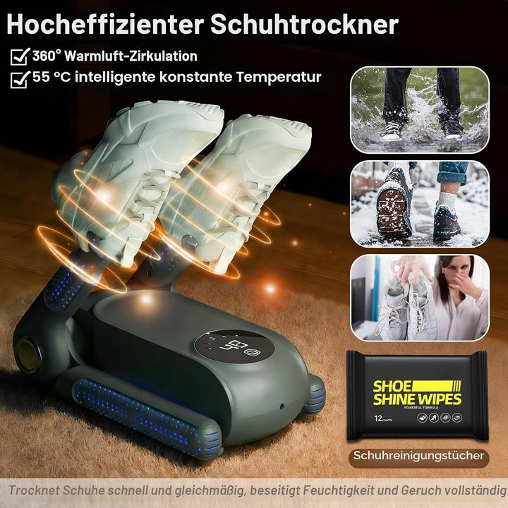Schuhtrockner Elektrisch Antibakteriell Fussballschuhe Shoe Dryer Schuh Trockner Schuhheizung Elektr