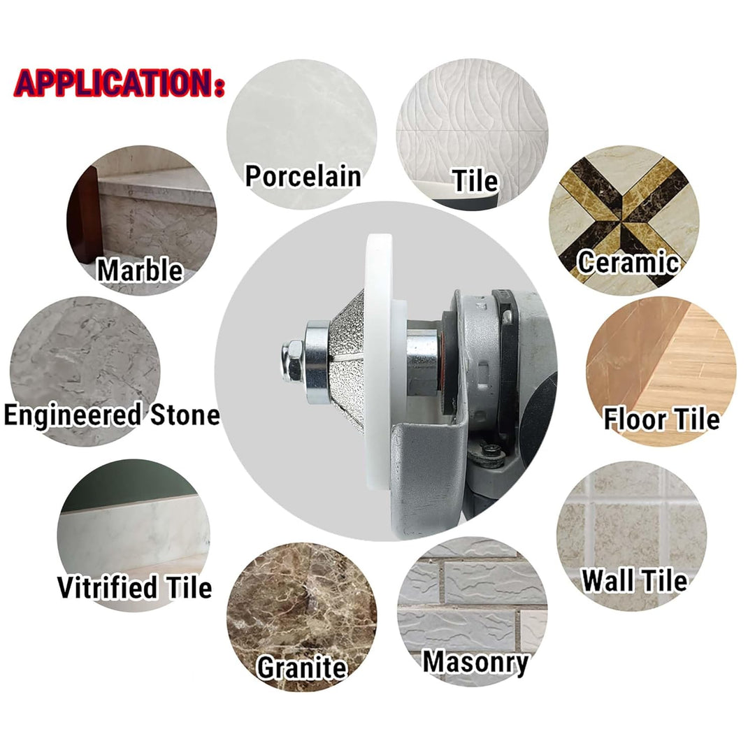 NBB Diamant-Profilscheibe Diamantfräser Fräsbohrer Trennreibahle Profilierungs-Bit für Porzellan Fli