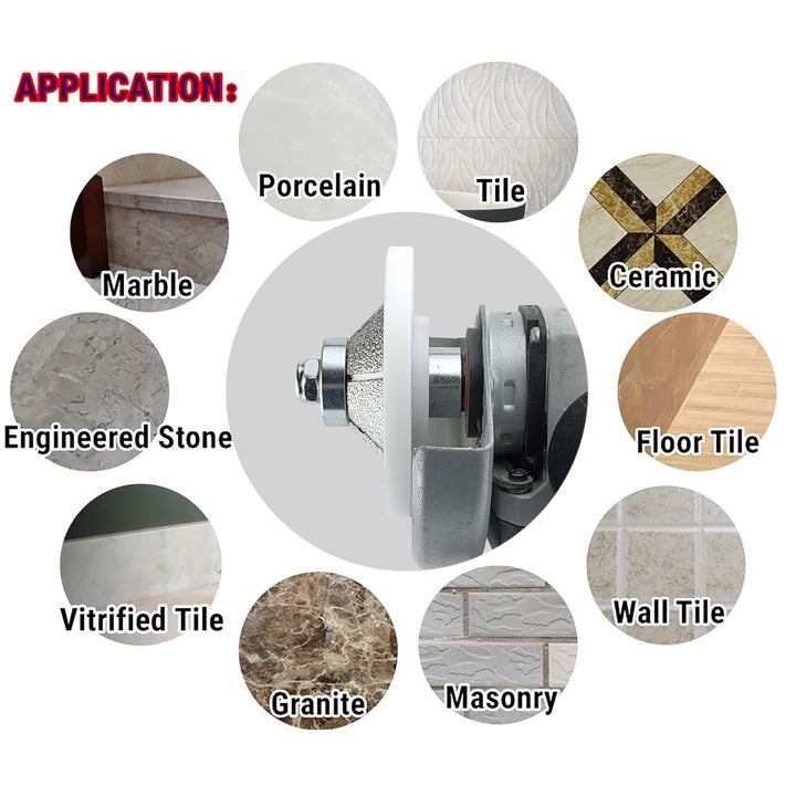 NBB Diamant-Profilscheibe Diamantfräser Fräsbohrer Trennreibahle Profilierungs-Bit für Porzellan Fli