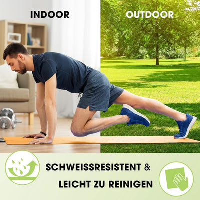 #DoYourFitness Yogamatte rutschfest | 183cm x 61cm oder XXL 190cm x 100cm | Stärke von 0,8cm bis 2cm