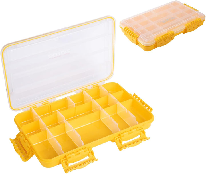 Goture Tacklebox,Kleinteilebox Angeln,Tackle Box Angeln,Köderbox,Angelbox kiste Koffer，Angelzubehör