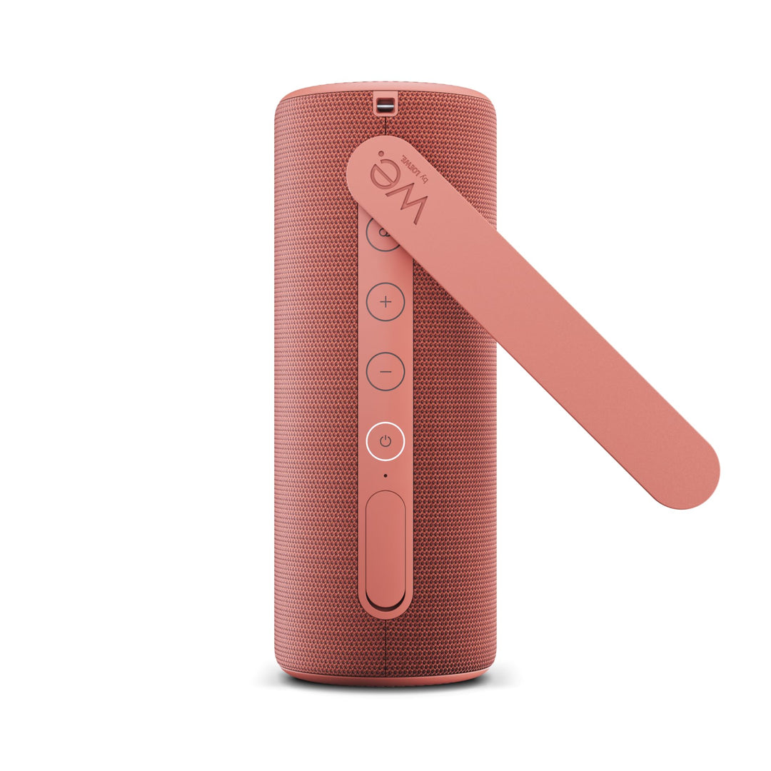 Loewe We. HEAR 1 Coral Red, Bluetooth Lautsprecher, 40W, Wasserresistent, Tragbar, Aufladbar, 14h La