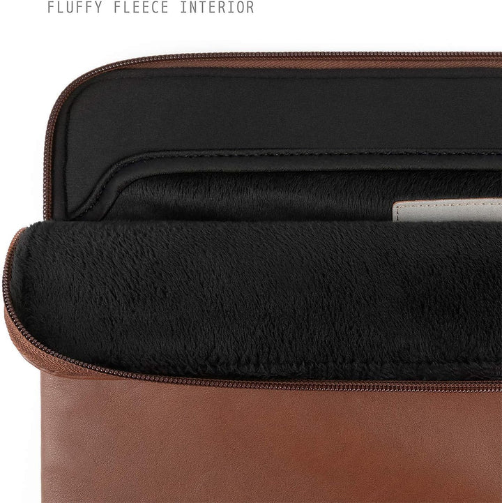 Comfyable Laptophülle aus Leder Kompatibel mit 16 Zoll MacBook Pro M3 M2 Pro/Max 2023 &amp; M1 2021-2019
