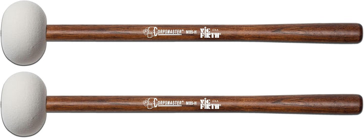 Vic Firth Corpsmaster Marching Bass Mallets Hard XX Large Hard XXLarge Head, Hard XXLarge Head