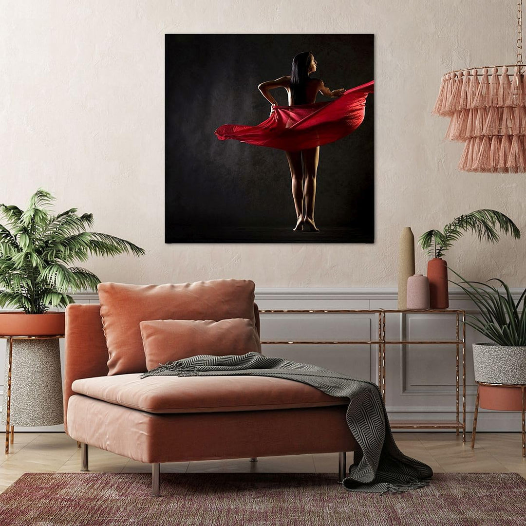 Bilder auf Leinwand Schönheit Körper Tänzer Mädchen Leinwandbild 60x60cm Wandbilder Dekoration Wohnz