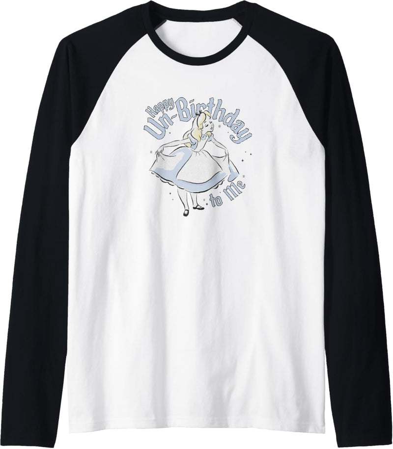 Disney Alice In Wonderland Alice Happy Un-Birthday To Me Raglan