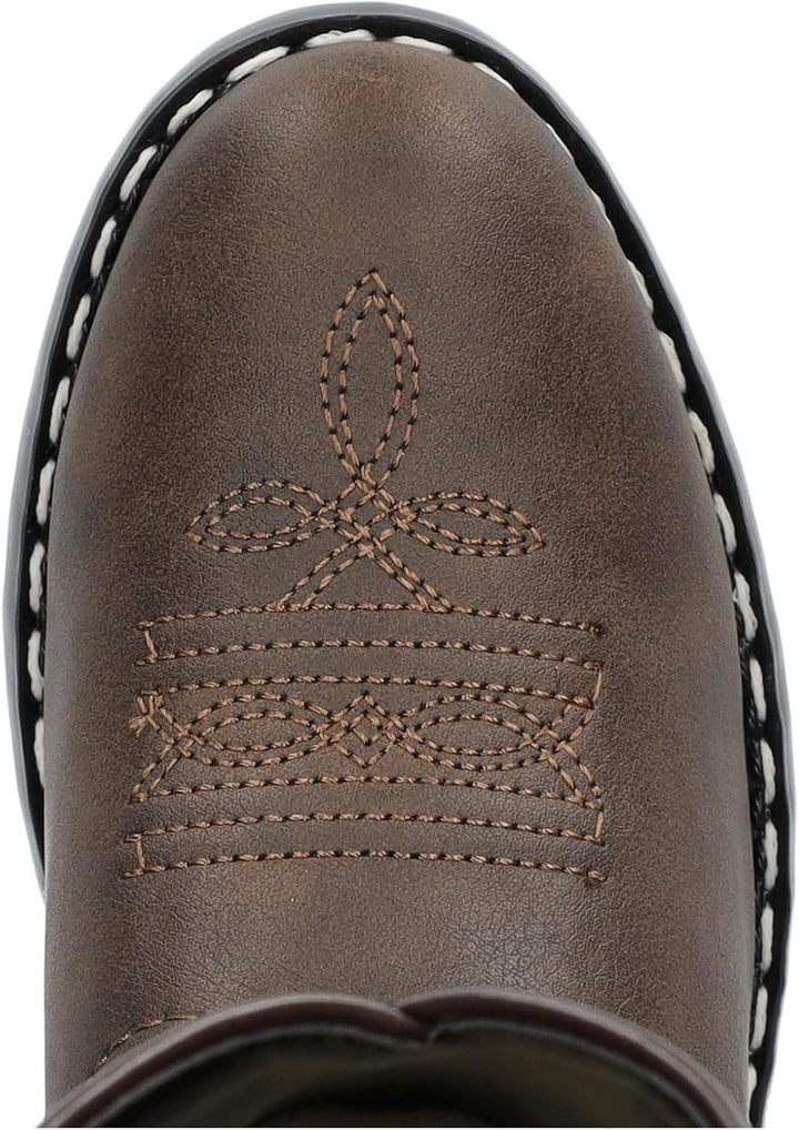 Smoky+Mountain+Kinder+Jungen+Monterey+Western+Cowboy+Stiefel+Braun%2fSchwarz%2c+3M