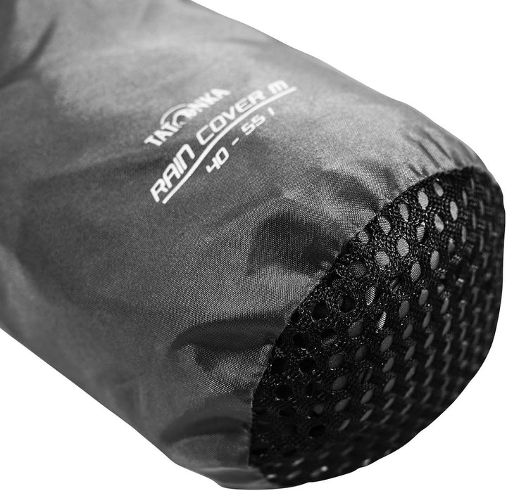 Tatonka Unisex Rain Cover 40-55 Regenhülle (1er Pack) 40 - 55 l Schwarz, 40 - 55 l Schwarz