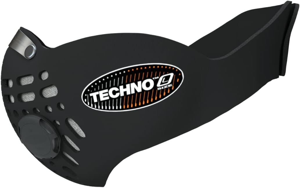 Respro Maske Techno Mask XL Schwarz, XL Schwarz