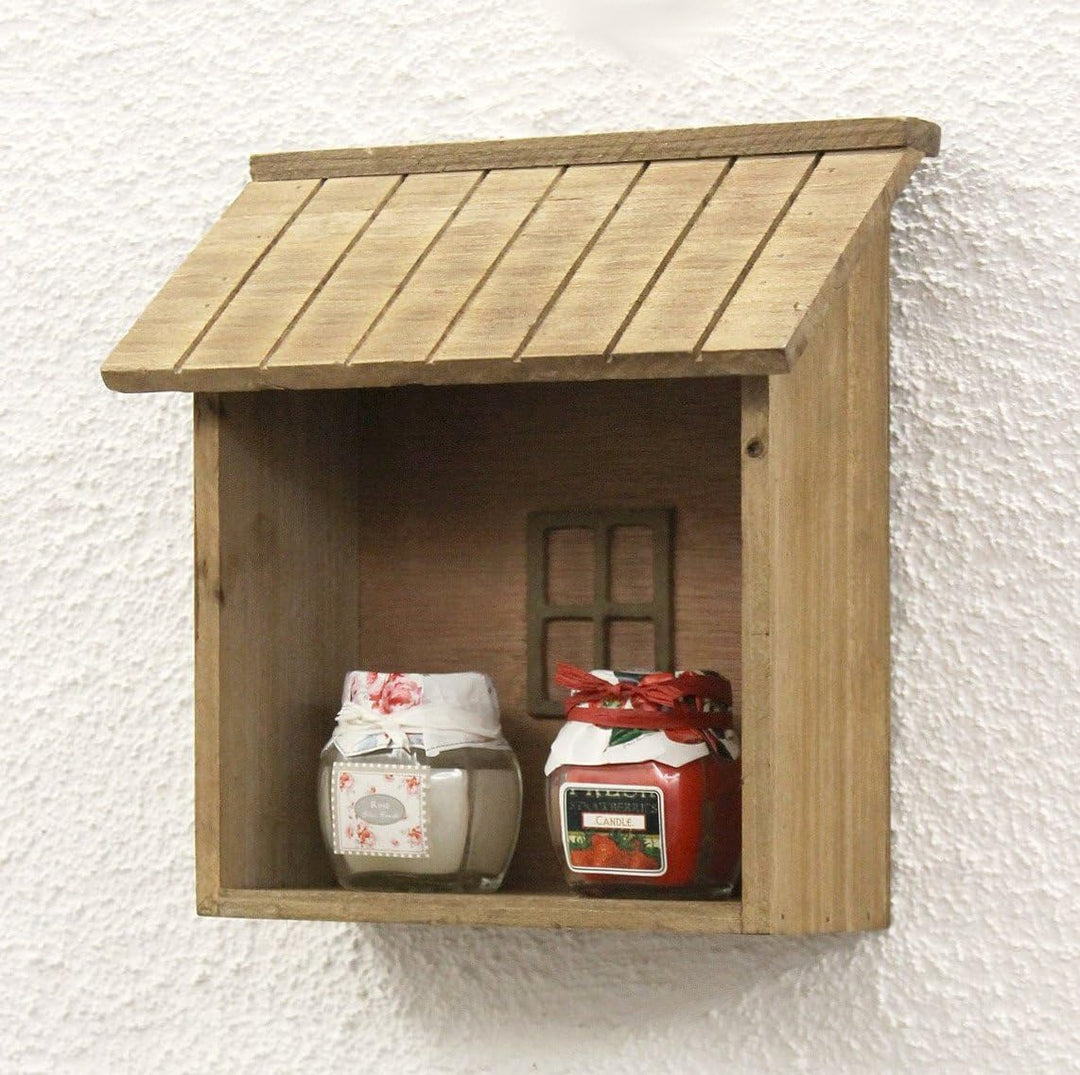 DanDiBo Setzkasten 14B215 Wandregal Shabby H-22 cm Sammlervitrine Küchenregal Regal zum aufhängen