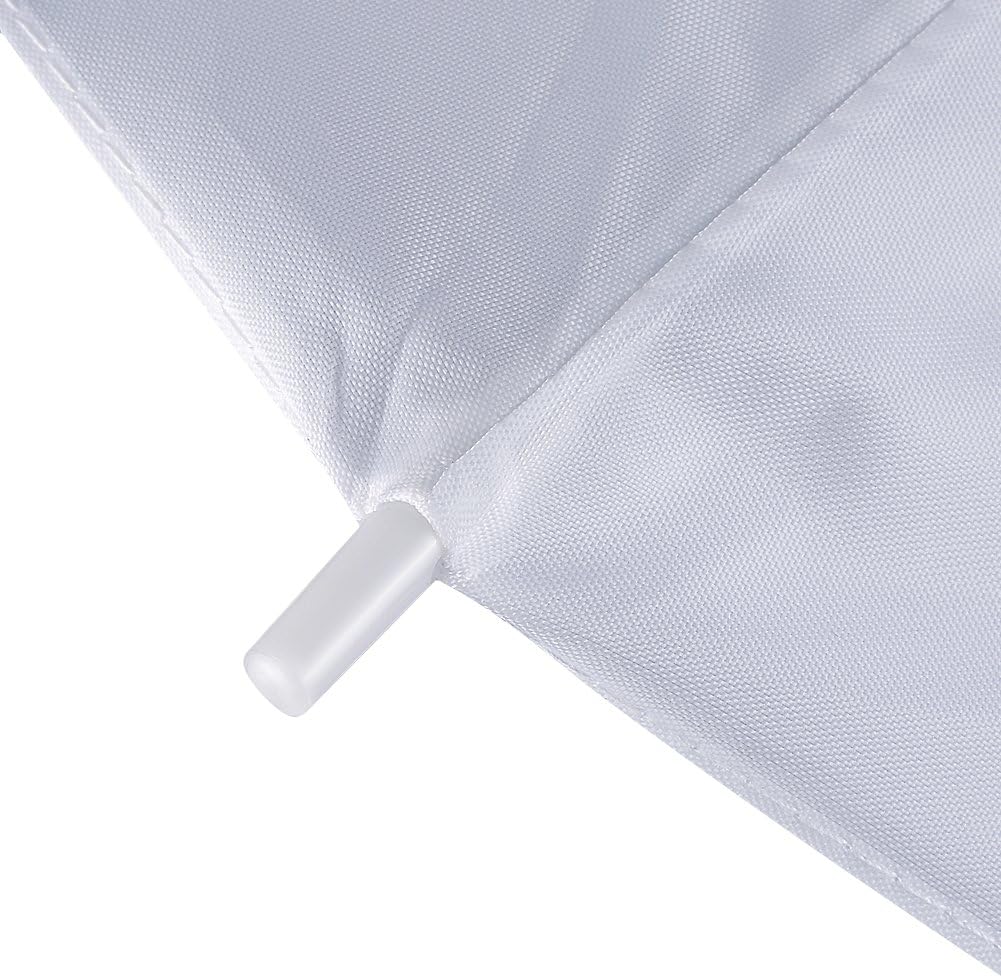 Neewer® 2 Stück 84 cm weisser, durchscheinender, weicher Regenschirm für Foto- und Videostudioaufnah