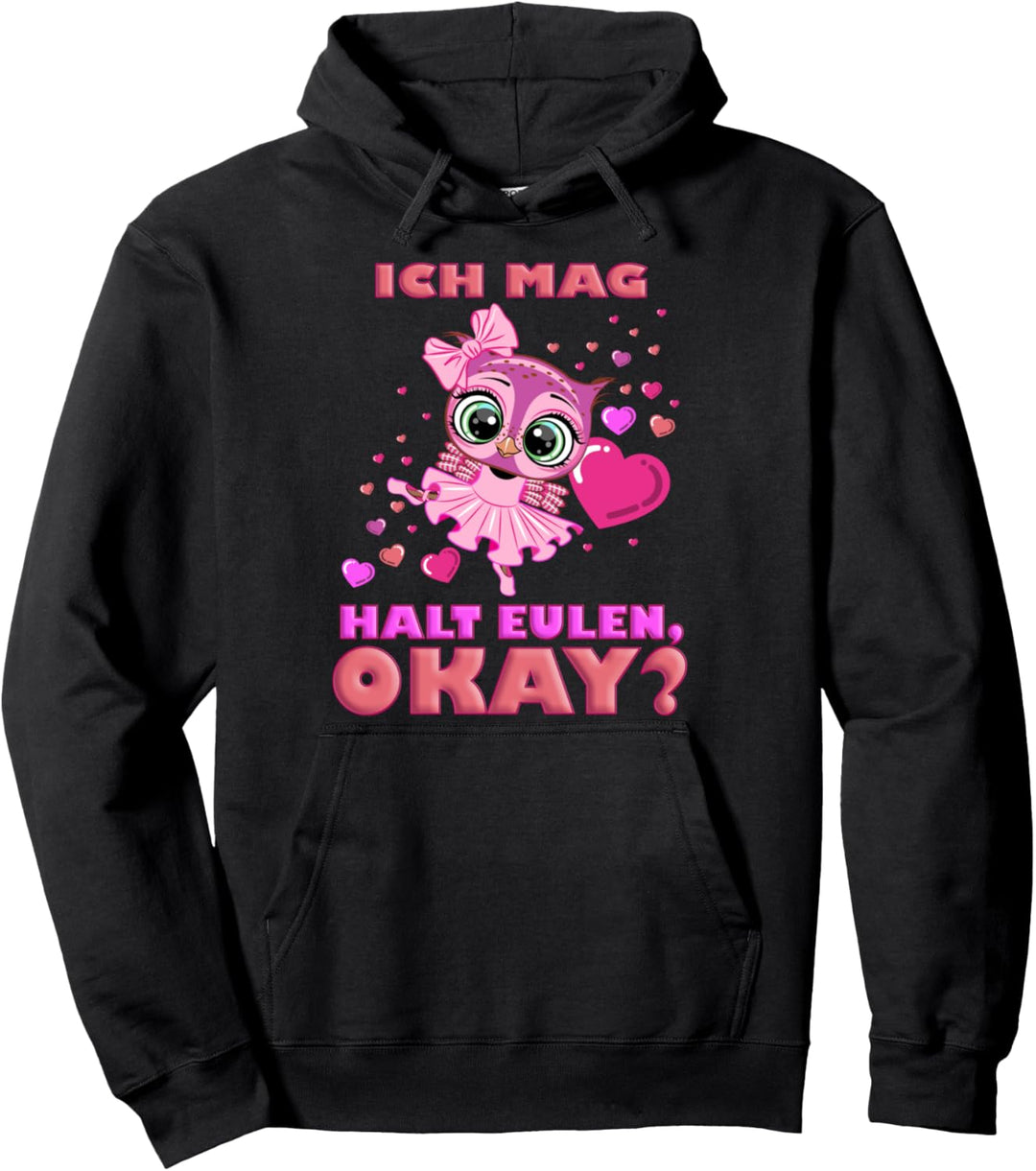 Ich mag halt Eulen okay - niedliche Eulen Owl Pullover Hoodie