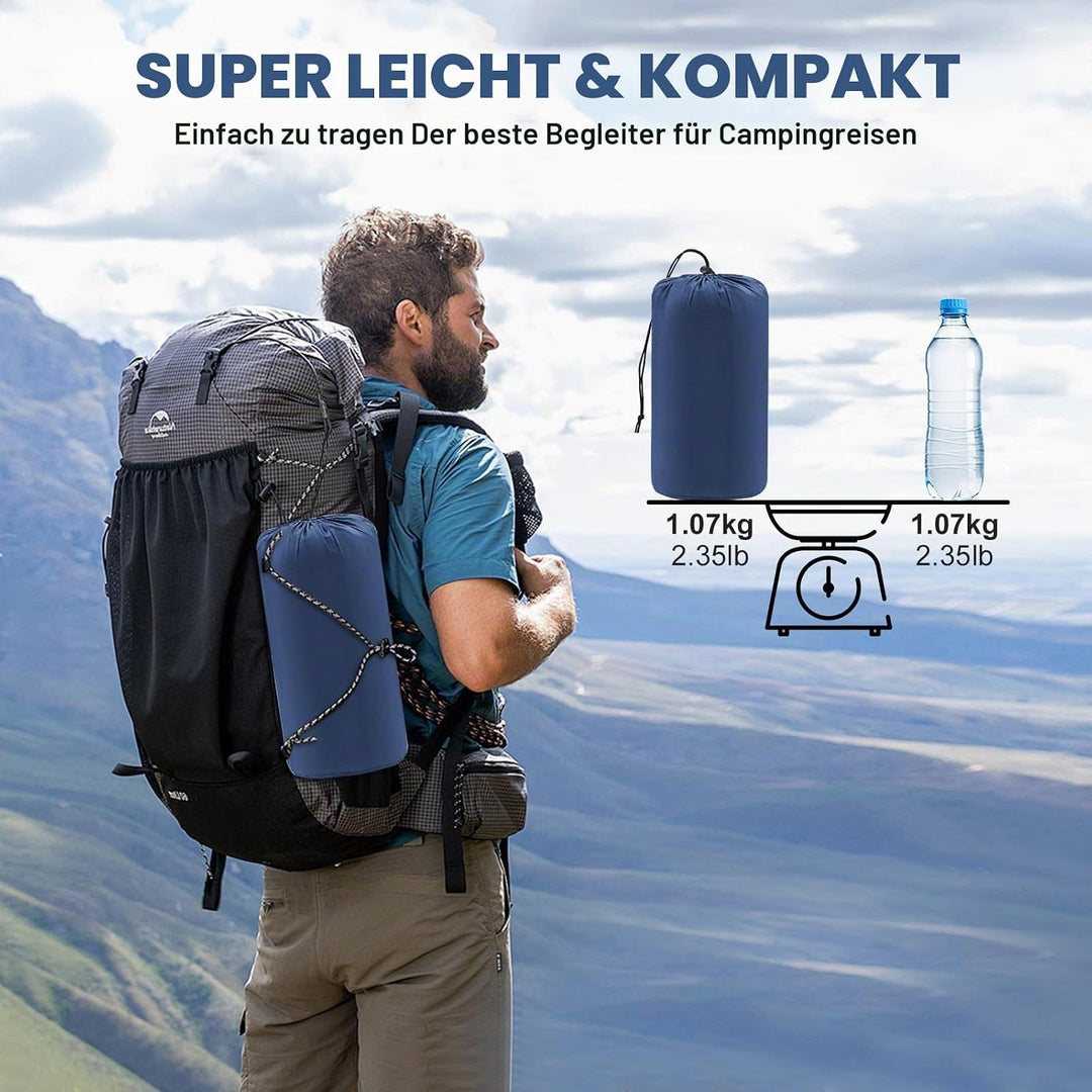 SHANNA Isomatte Outdoor Camping Luftmatratze: Extra Dick 12cm Ultraleicht Aufblasbare Matratze Die B