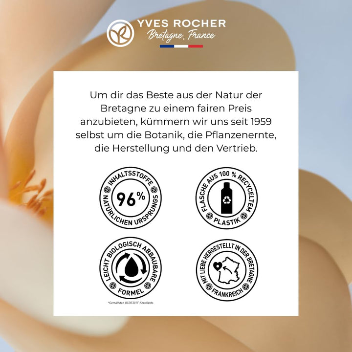 Yves Rocher Monoï Körperpeeling-Öl strahlende Bräune, Exotische Pflege für Ihre Haut, 1 x Flacon 150